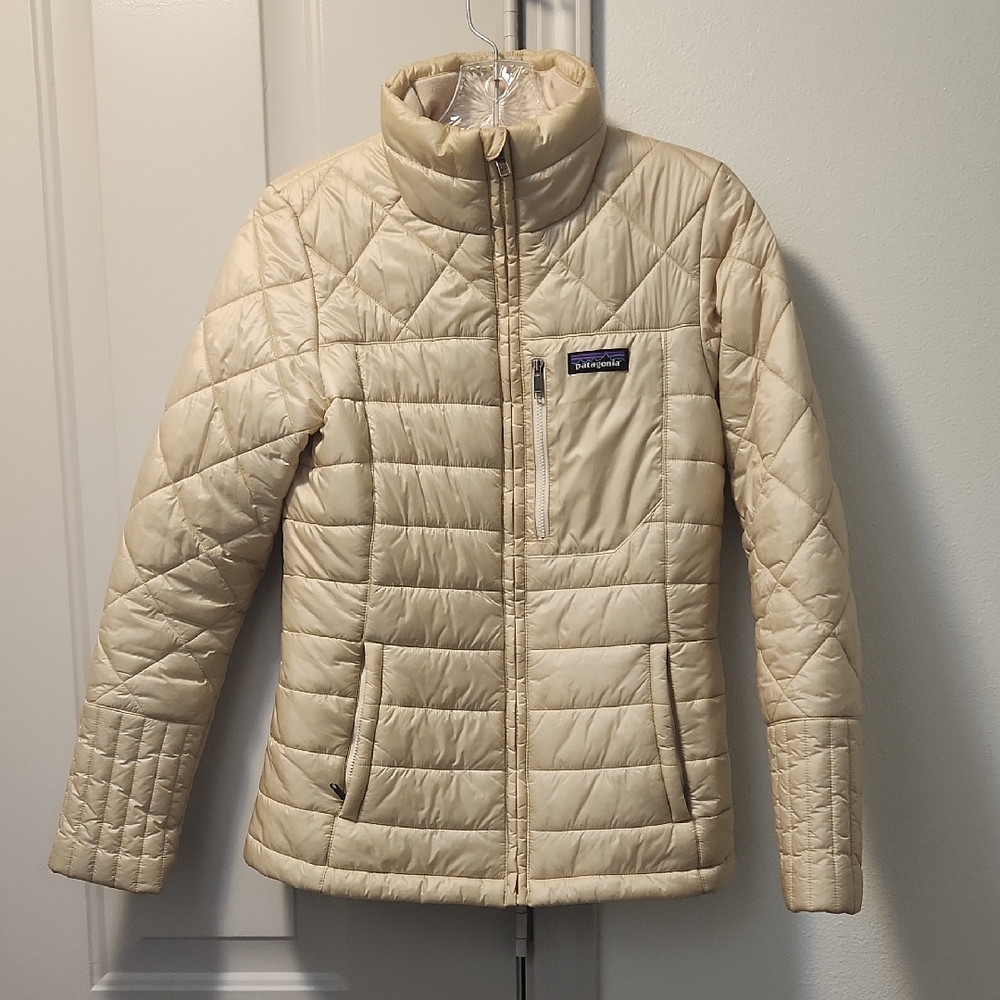 Patagonia Light Tan Quilted Jacket